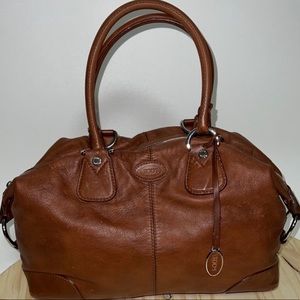Tod’s brown handbag satchel vintage